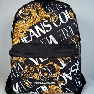 Versace Jeans Couture Baroque Print Backpack